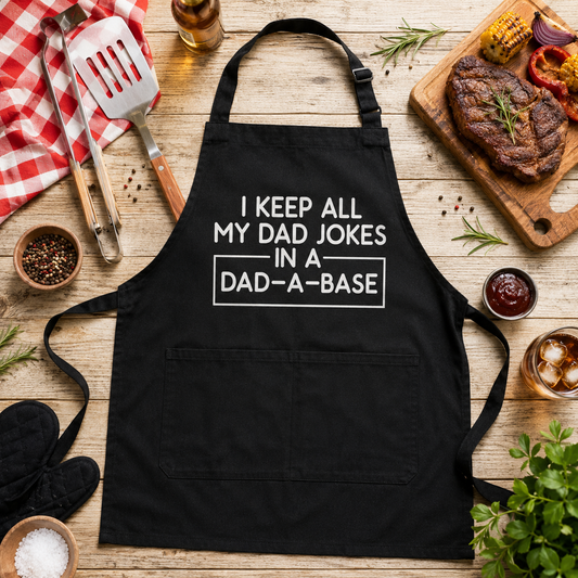 I Keep All My Dad Jokes SVG Saying
