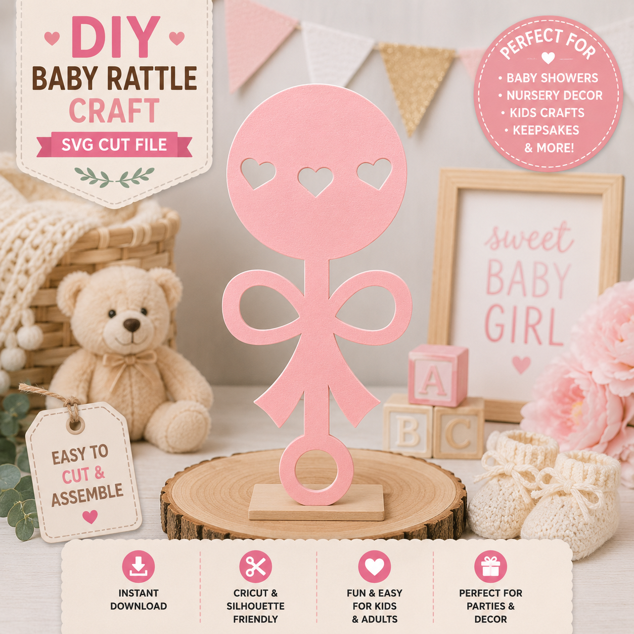 Baby Rattle SVG