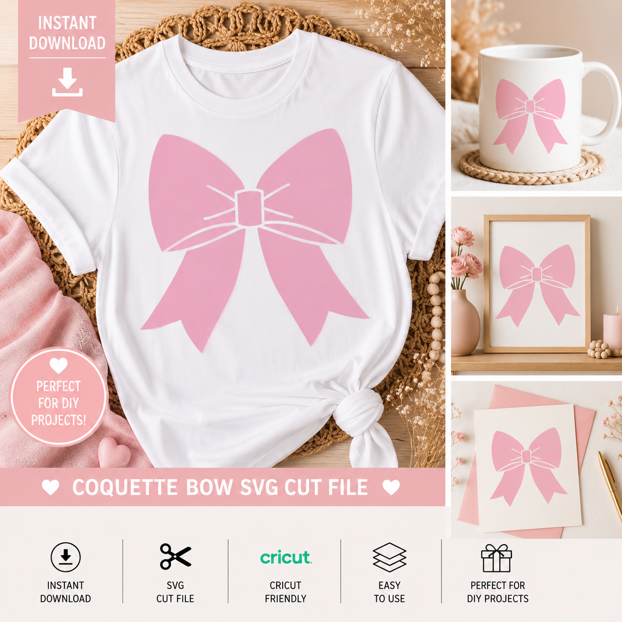 Coquette Bow SVG