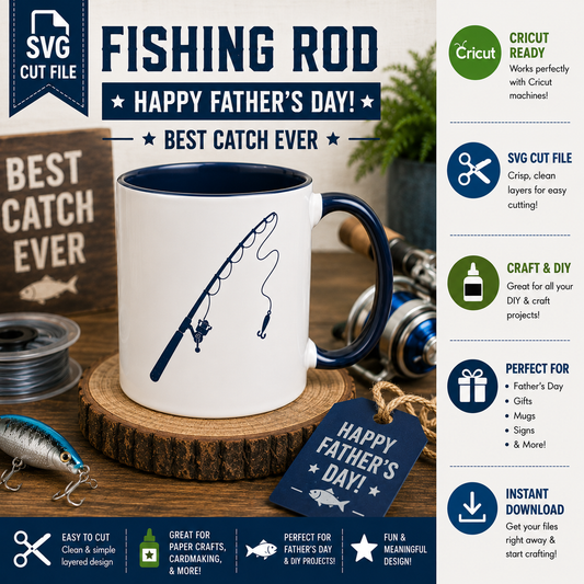 Fishing Rod SVG