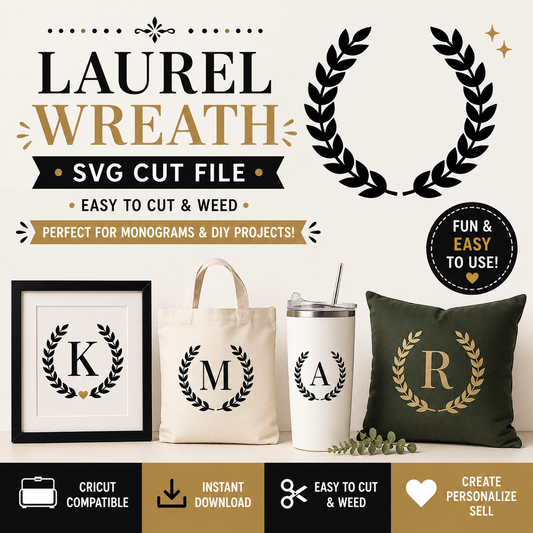 Laurel Wreath SVG
