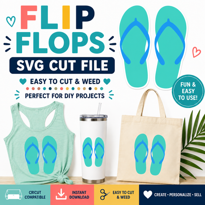 Flip Flops SVG