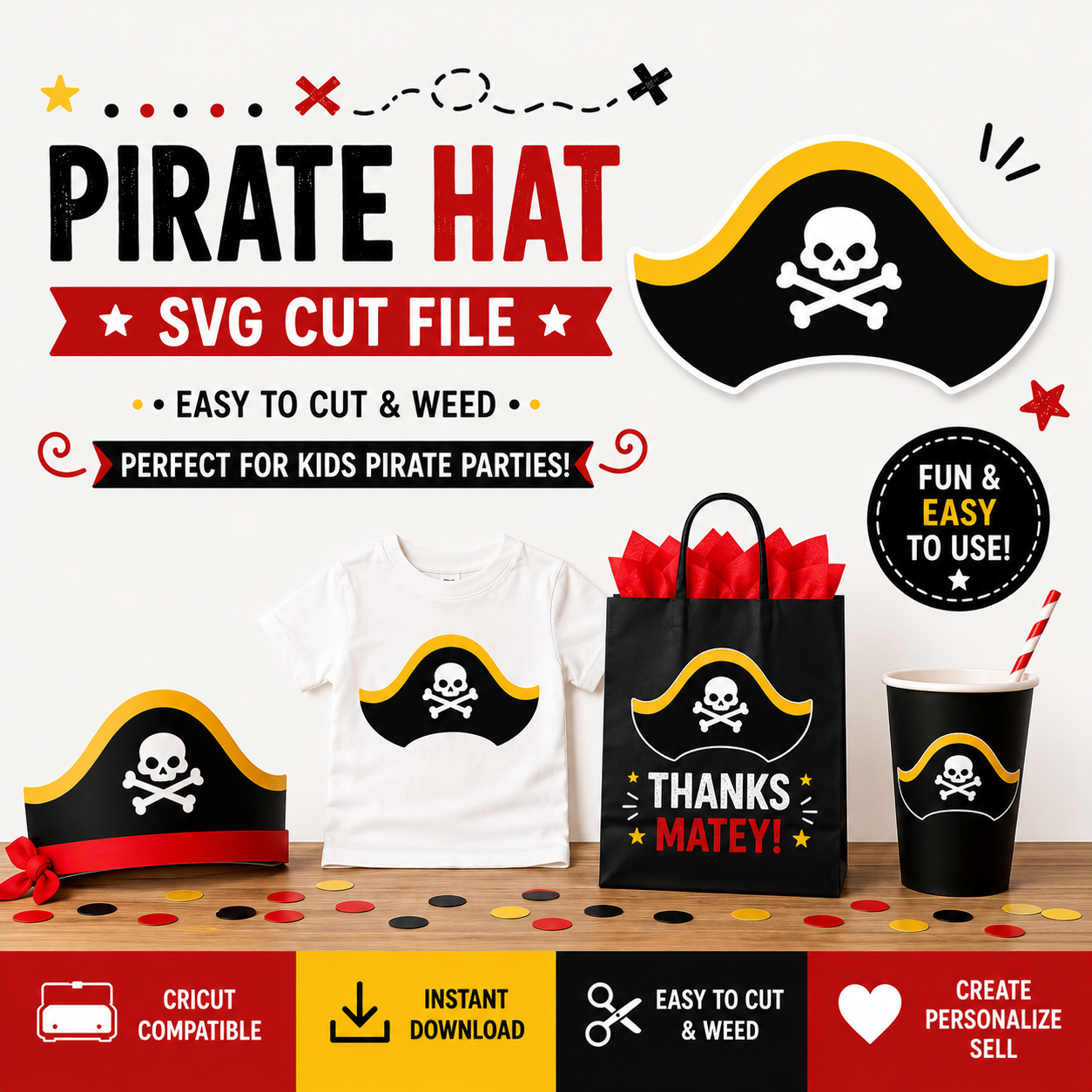 Pirate Hat SVG
