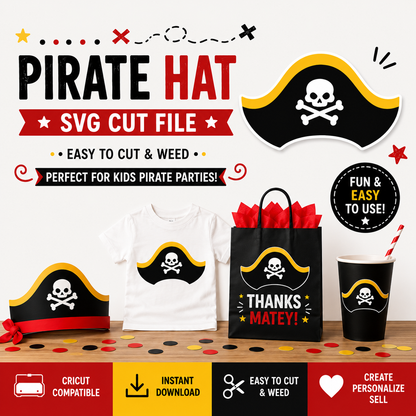 Pirate Hat SVG
