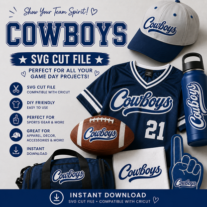 Cowboys SVG Saying