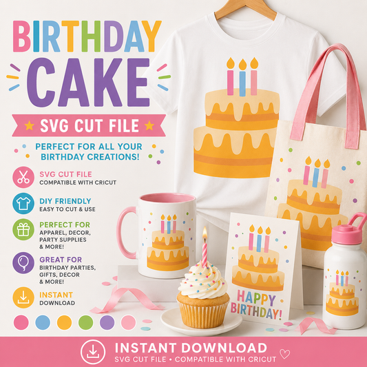 Birthday Cake SVG