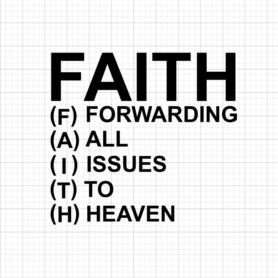Faith SVG Saying