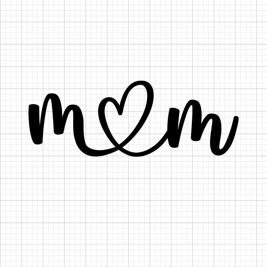 Mom Heart SVG