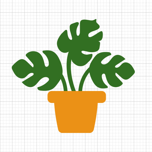 Monstera Plant SVG