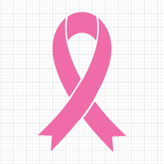 Pink Ribbon SVG Clipart