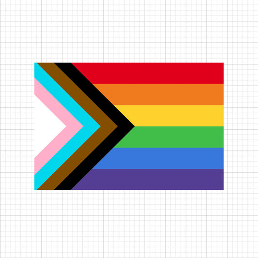Progress Pride Flag SVG