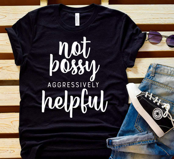 Not Bossy SVG Saying