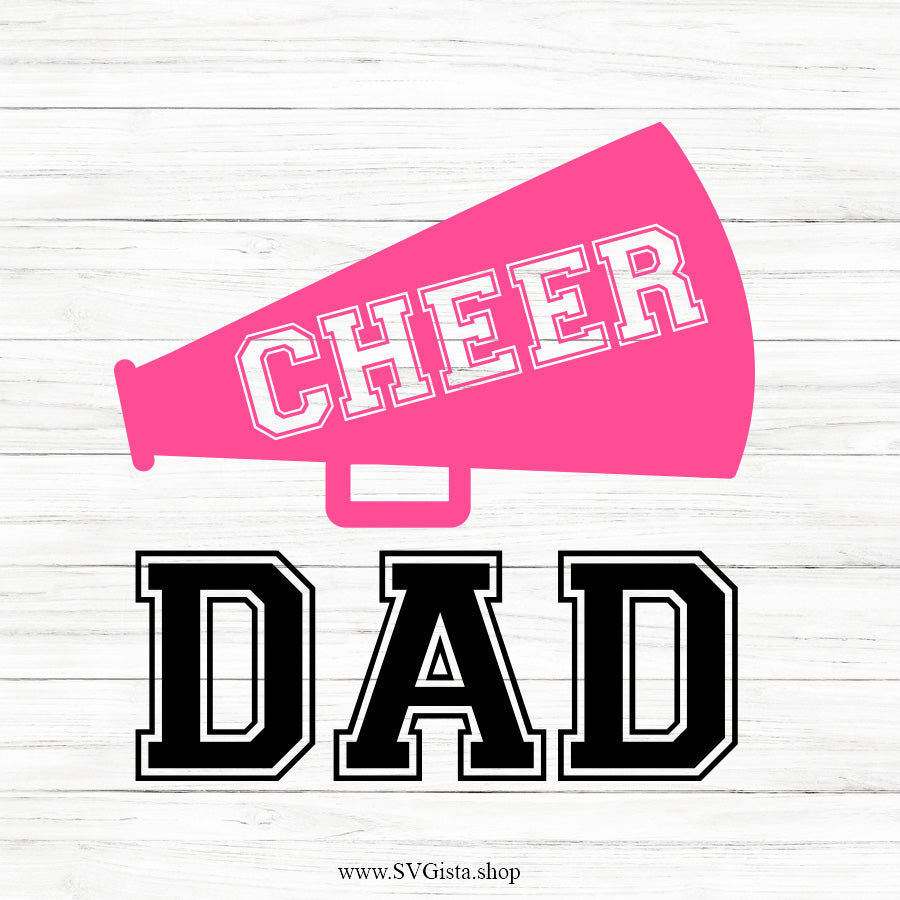 Cheer Dad SVG Saying