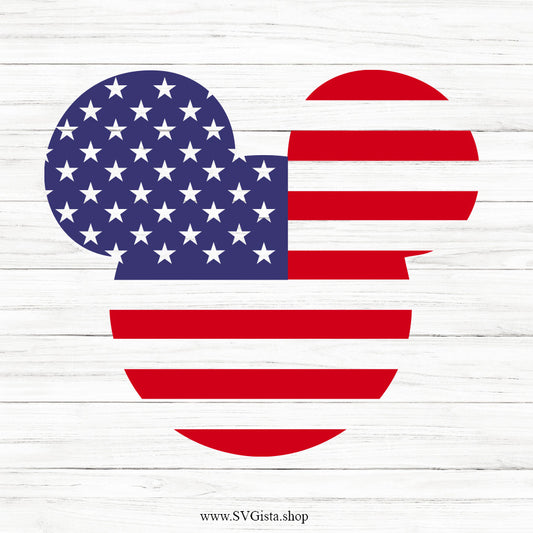 Flag Mouse Head SVG