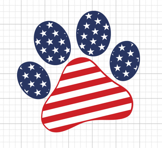 Flag Paw SVG