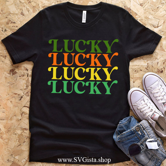 Lucky SVG Saying