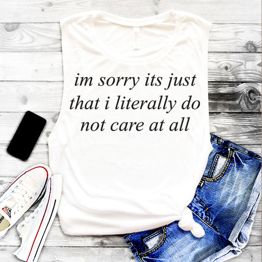 I'm Sorry It's Just SVG Saying