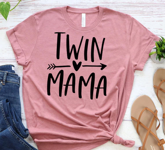 Twin Mama SVG Saying