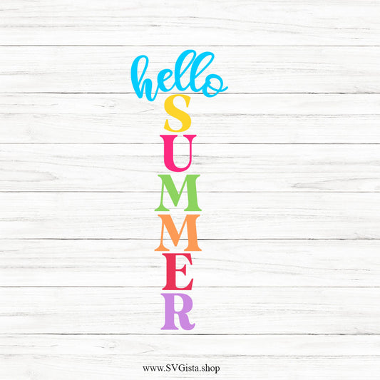 Hello Summer SVG Porch Sign