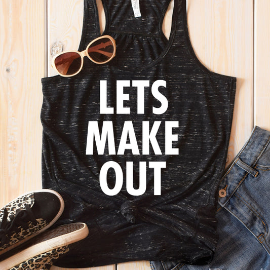 Let's Make Out SVG Saying