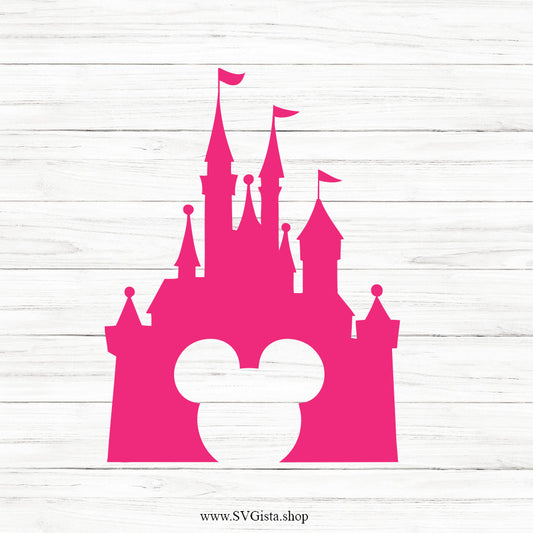 Mouse Head Castle SVG