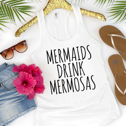 Mermaids Drink Mermosas SVG Saying