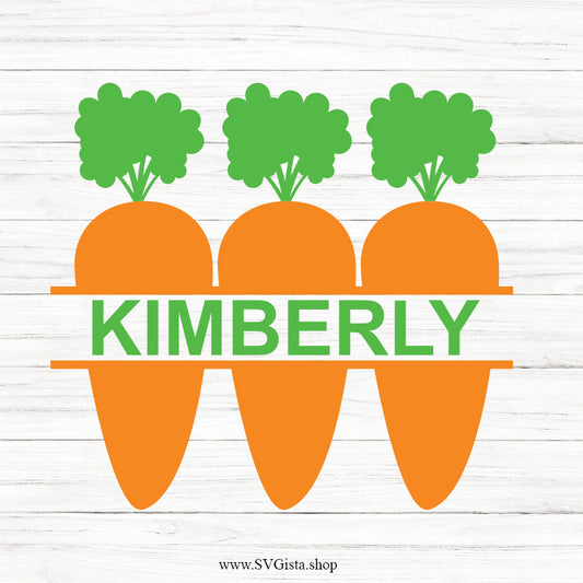 Carrots SVG Monogram