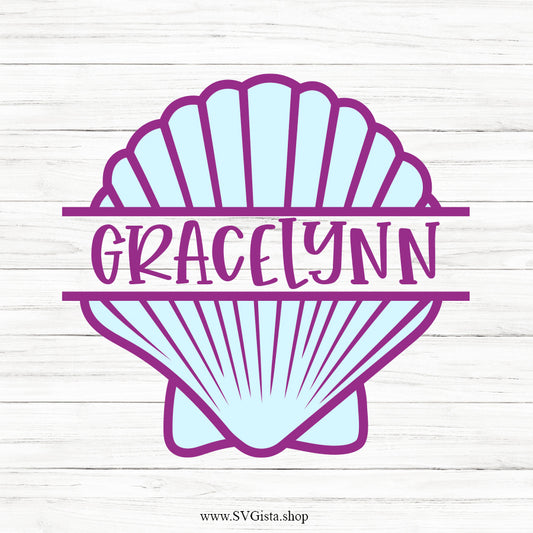 Seashell SVG Monogram
