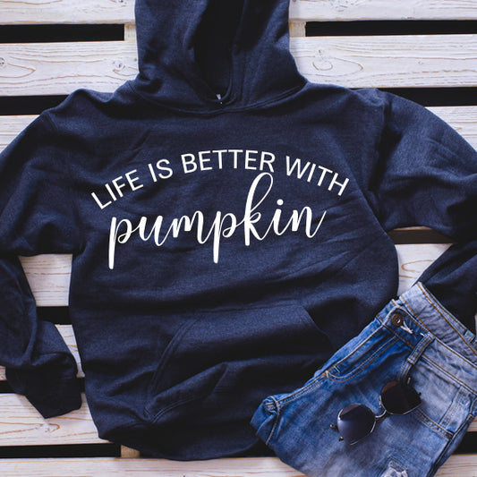 Life Is Better With Pumpkin SVG Saying