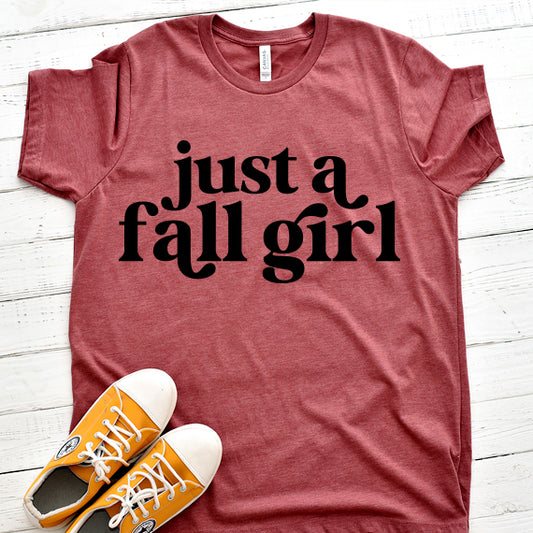 Just A Fall Girl SVG Saying