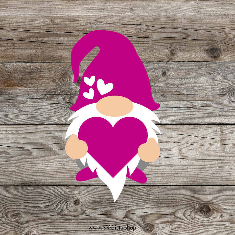 Heart Gnome SVG