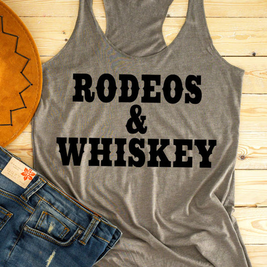 Rodeos And Whiskey SVG Saying