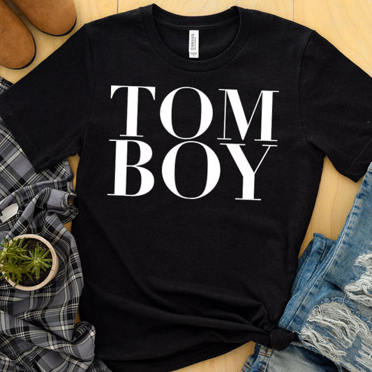 Tom Boy SVG Saying