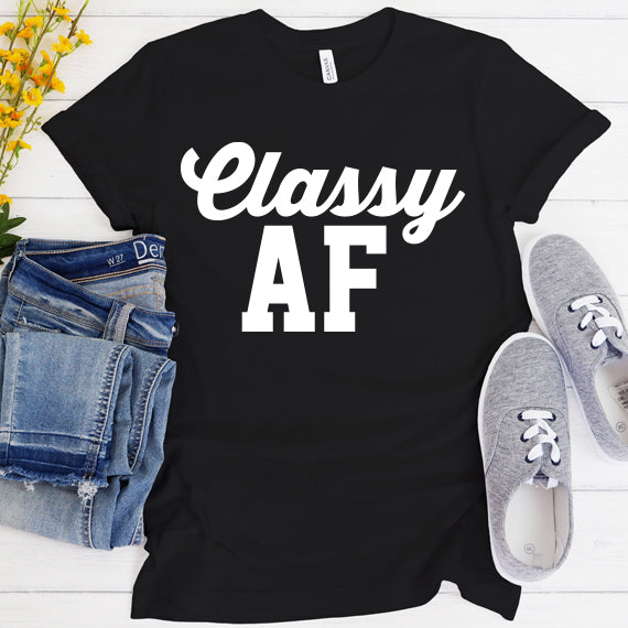 Classy AF SVG Saying