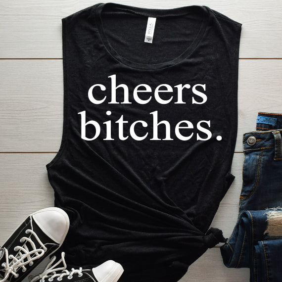 Cheers Bitches SVG Saying