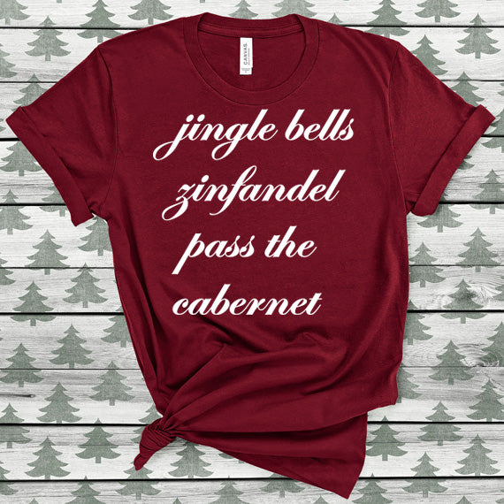 Jingle Bells Zinfandel SVG saying