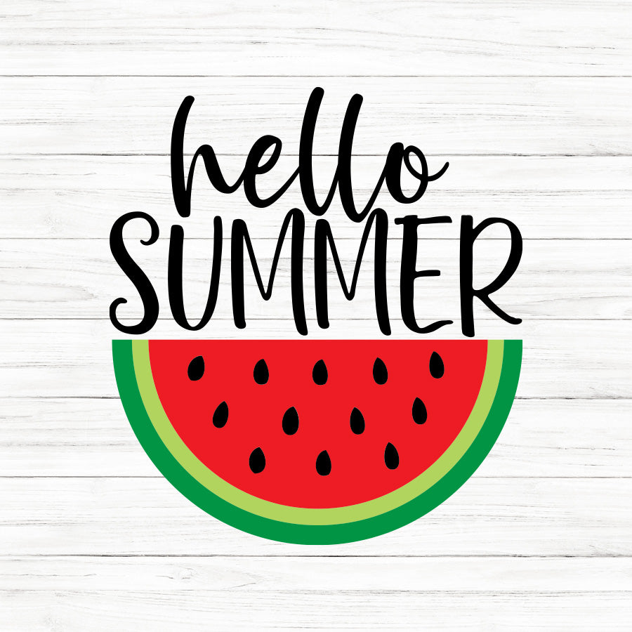 Hello Summer SVG Saying