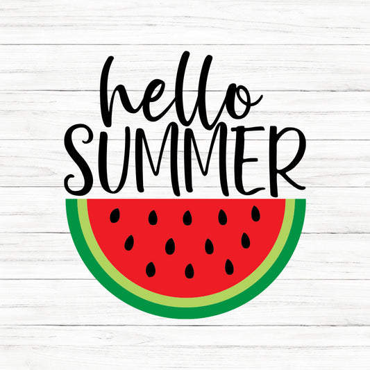Hello Summer SVG Saying