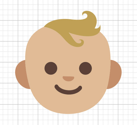 Baby Face SVG