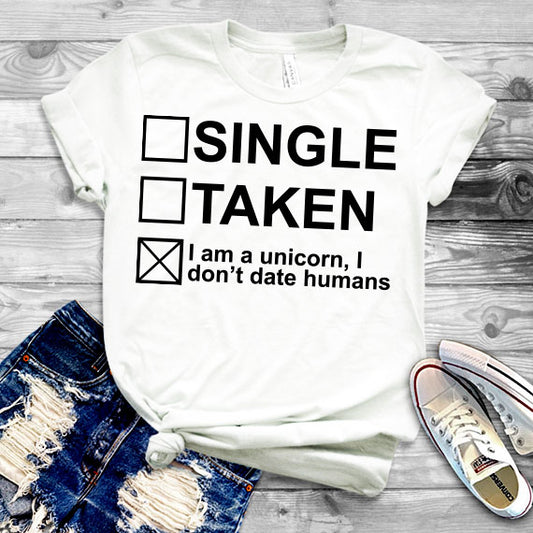 Single Taken SVG Saying