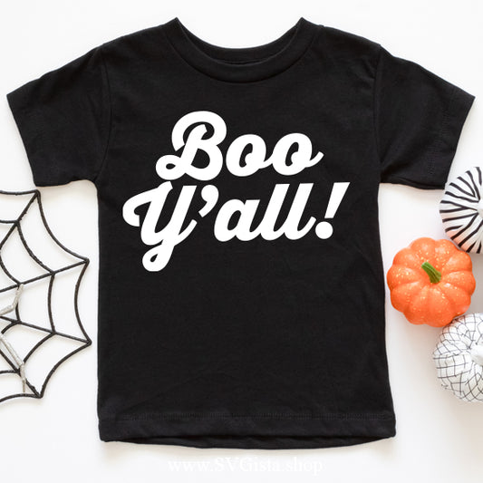 Boo Y'all SVG Saying