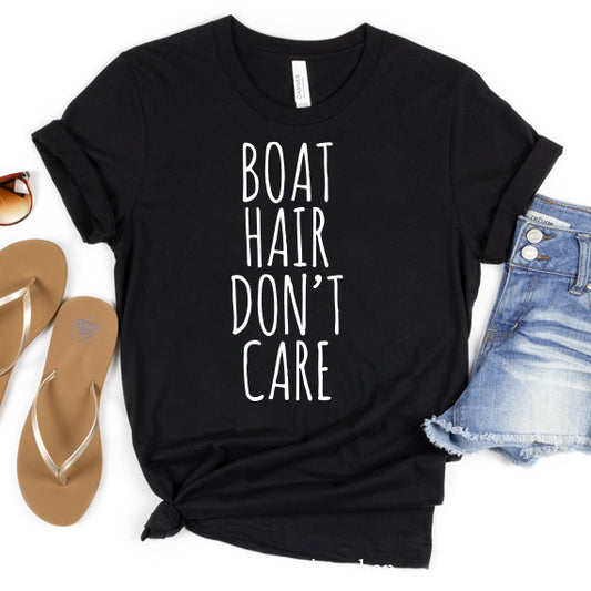 Boat Hair Don't Care SVG Saying