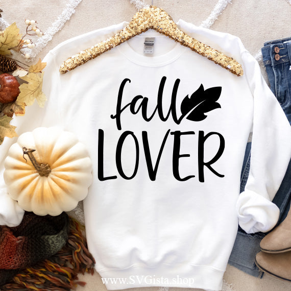 Fall Lover SVG Saying
