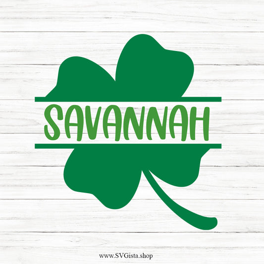 Shamrock SVG Monogram
