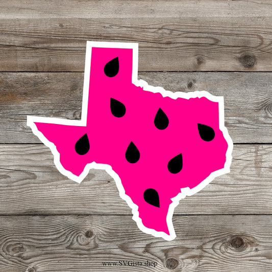 Texas Watermelon SVG