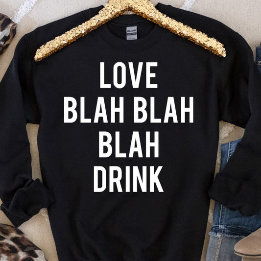 Love Blah SVG Saying