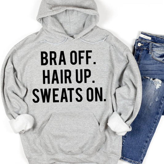 Bra Off Hair Up SVG Saying