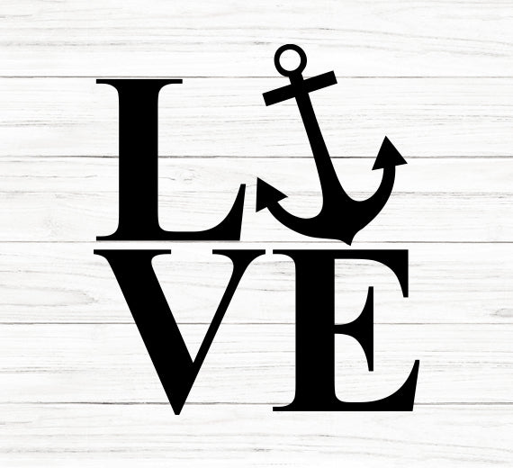 Love Anchor SVG Saying
