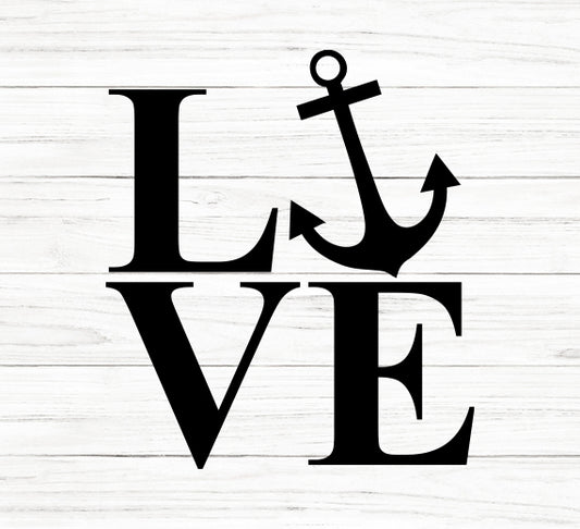 Love Anchor SVG Saying