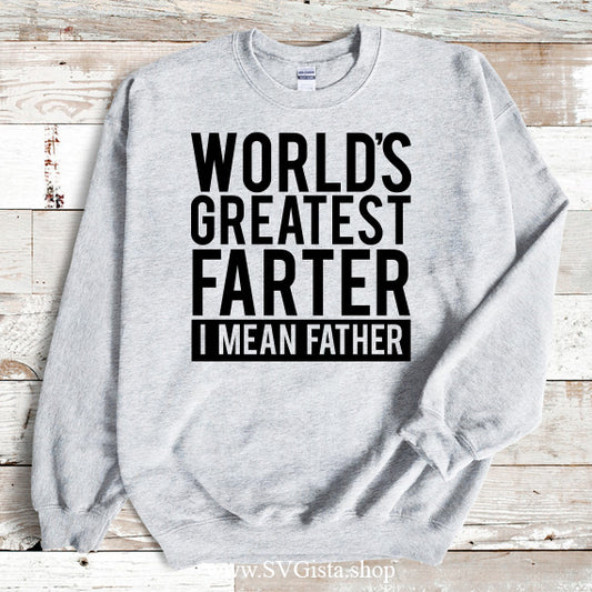 World's Greatest Farter SVG Saying